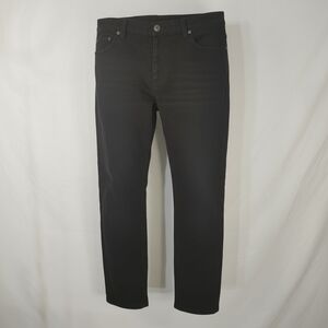 Lauren Jeans Co Ralph Lauren Black Straight Leg Jeans Womens Size 10 Stretch